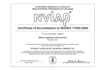 Halco-NVLAPAccreditation