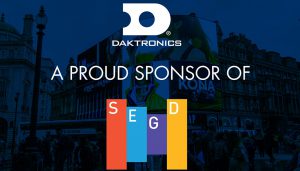 Daktronics partnership with SEGD