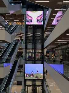 Galleria Tbilisi daktronics interior digital signage