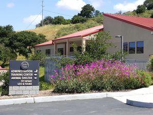 SPCA for Monterey County wayfinding signage Merry Trucksis