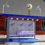 basketball bus shelter
