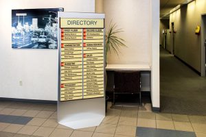 interior directional signs Howard Industries