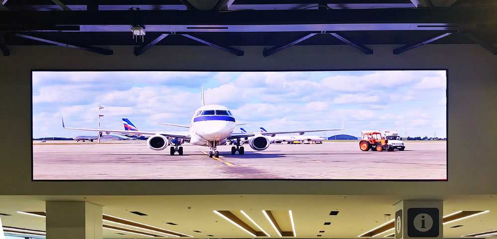 Sheremetyevo International Airport digital signage