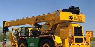 CD4430R rough terrain rail crane