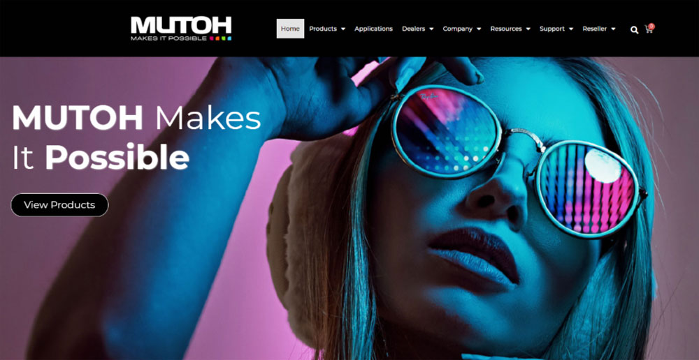 Mutoh America new website