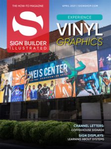 sign builder illustrated April 2021