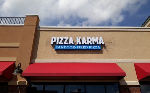 Pizza Karma channel letters