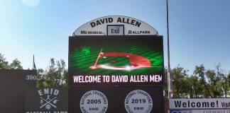 watchfire signs david allen stadium