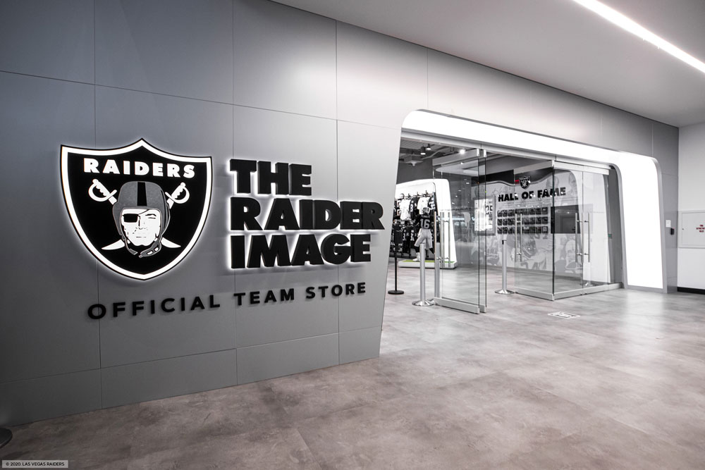 las vegas raiders store