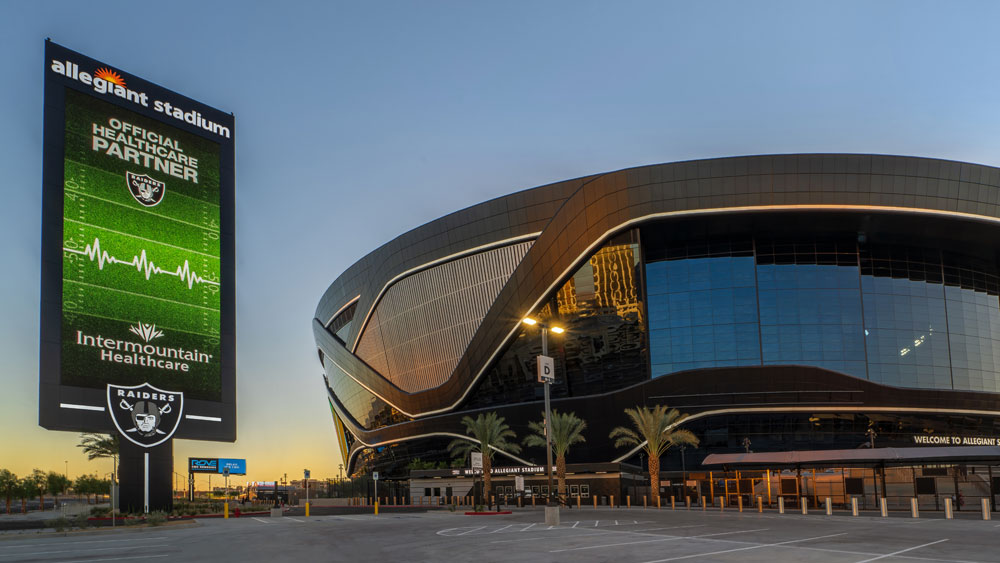 Allegiant Stadium las vegas raiders yesco