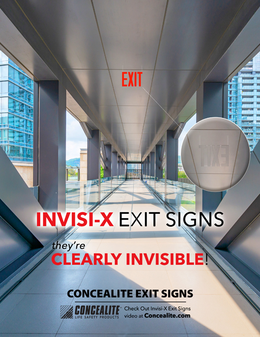 invis-x exit sign