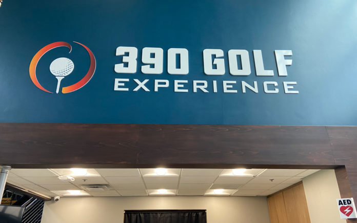 alphagraphics 390 golf identity signage