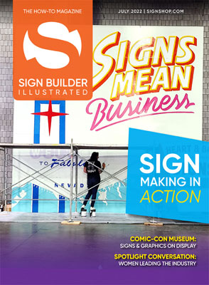 sign builder illustrated july 2022