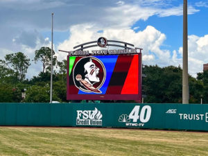 SNA displays video scoreboard