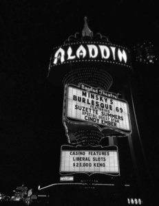 yesco las vegas aladdin sign