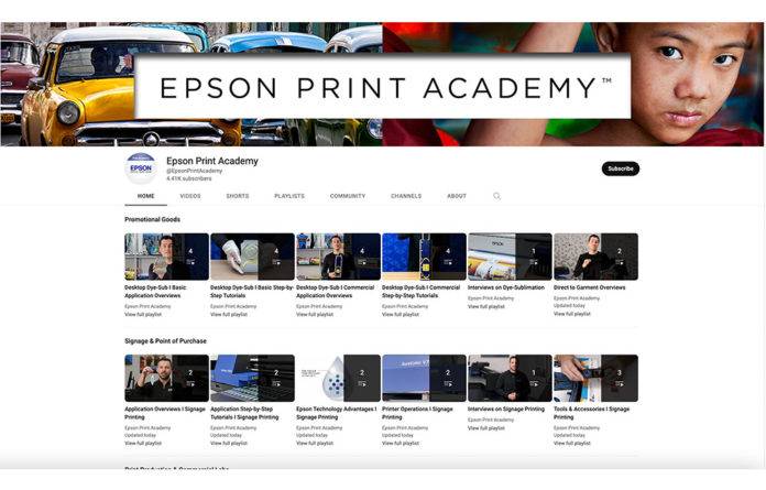 Epson Print Academy