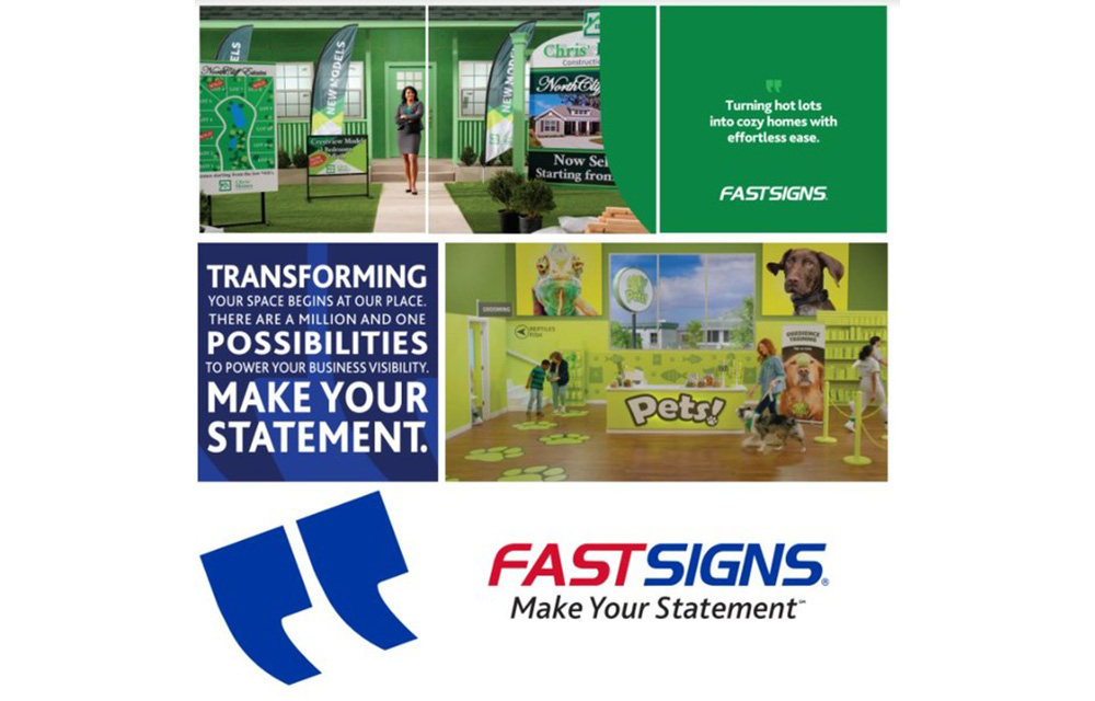 FASTSIGNS rebrand campaign