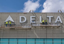 Delta Center Signage