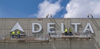 Delta Center Signage