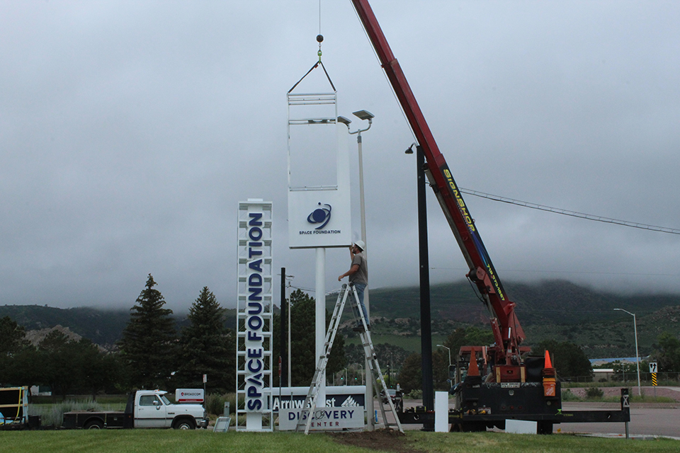 EMC Pylon Sign