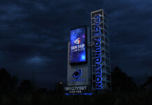 EMC Pylon Sign
