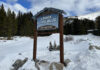 Blue Resort Sign