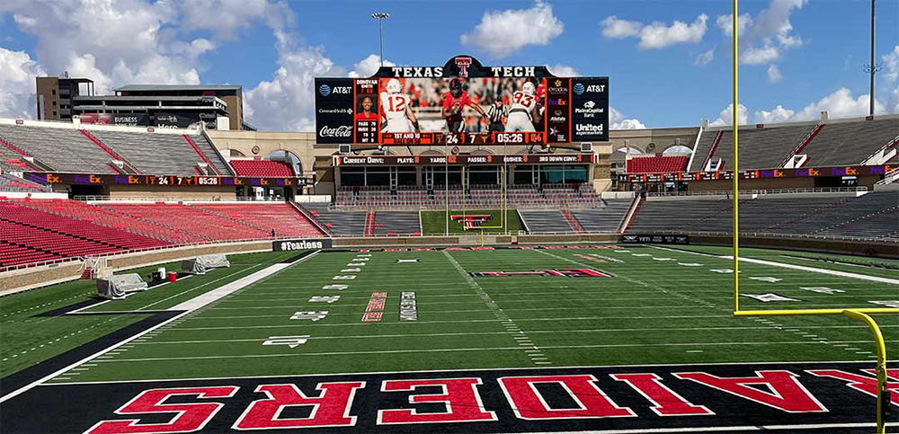 New LED Displays Texas Tech