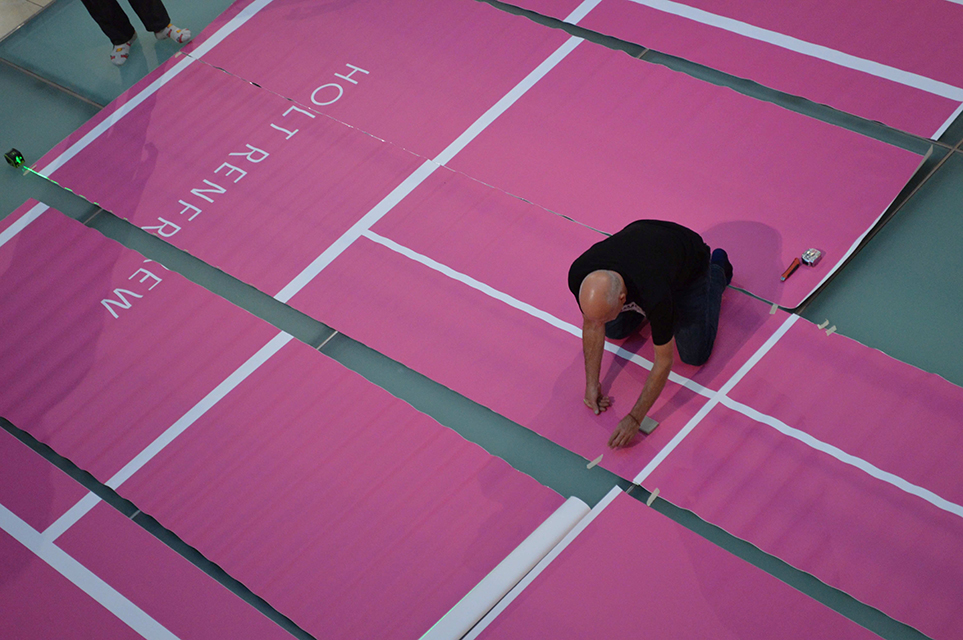 Tennis Court Floor Graphics