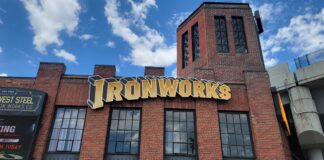 Ironworks sign